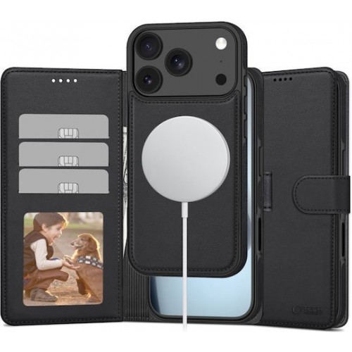 Tech-Protect Matte Wallet Σιλικόνης Μαύρο (iPhone 17 Pro Max)