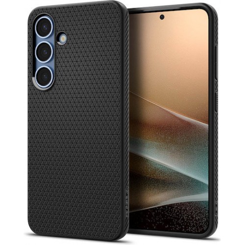 Spigen Liquid Air Back Cover Σιλικόνης Ανθεκτικό Μαύρο (Galaxy S25 Plus)