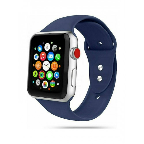 Tech-Protect Λουράκι Σιλικόνης Μπλε (Apple Watch 44/45/46/49mm)
