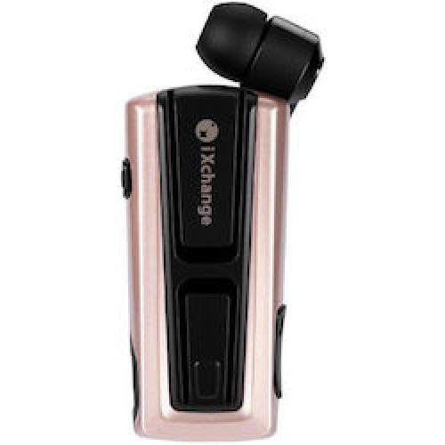 iXchange UA-31 In-ear Bluetooth Handsfree Ακουστικό Πέτου Ροζ Χρυσο