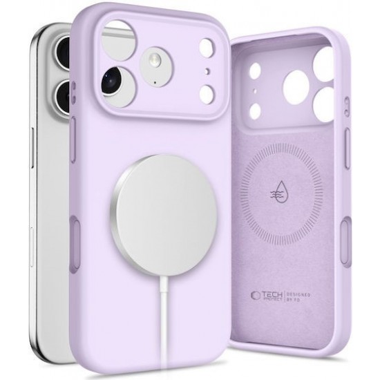 Tech-Protect Magsafe Back Cover Σιλικόνης Μωβ (iPhone 17 Pro Max)