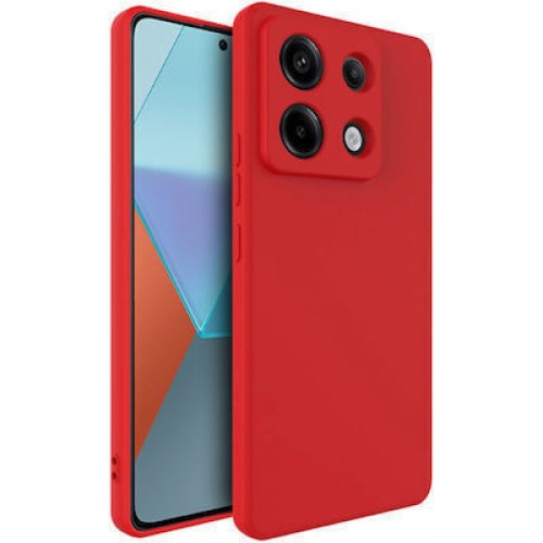 Soft Back Cover Σιλικόνης 2mm Κοκκινο (Redmi Note 14 5G)