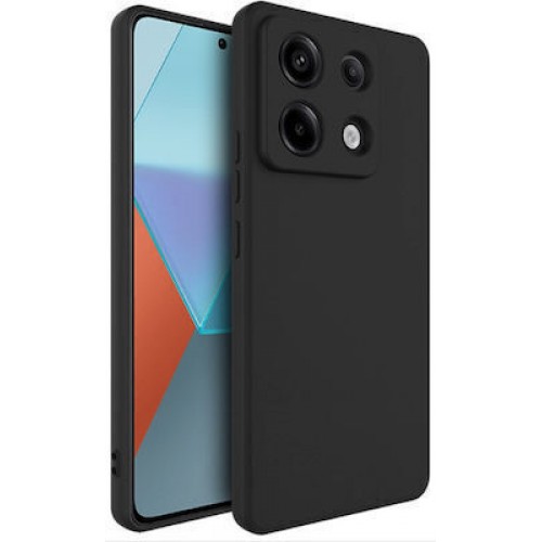Soft Back Cover Σιλικόνης 2mm Μαύρο (Redmi Note 14 5G)