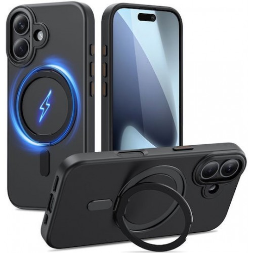 Tech-Protect Magring Back Cover Πλαστικό / Σιλικόνης Μαύρο (iPhone 17)