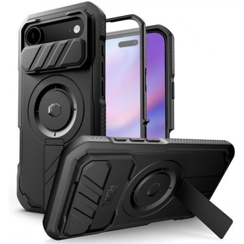 Tech-Protect Back Cover Aramid Fiber Μαύρο (iPhone Air)