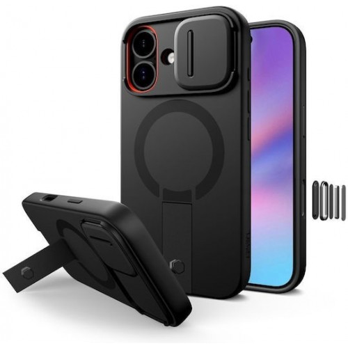 Tech-Protect Aura Back Cover Aramid Fiber Μαύρο (iPhone 17)