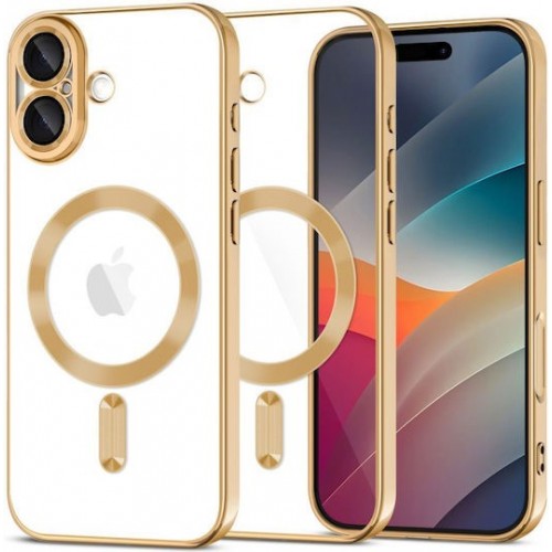 Tech-Protect Magflex Back Cover Σιλικόνης Χρυσό (iPhone 17)
