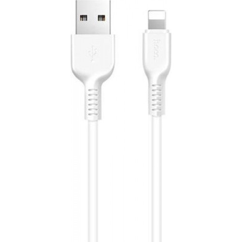 Hoco Regular USB to Lightning Cable Λευκό 1m (X20)