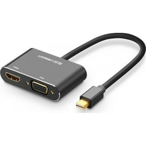 Ugreen Μετατροπέας mini DisplayPort male σε HDMI / VGA female