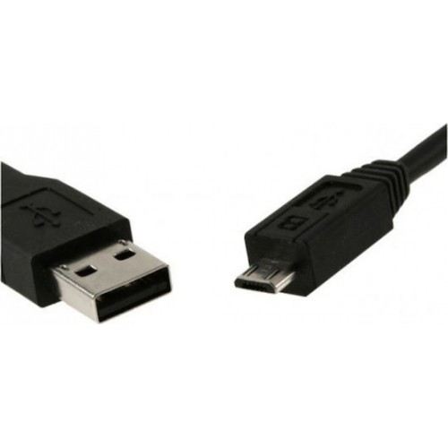 Regular USB 2.0 to micro USB Cable Μαύρο 0.5m (NG-MICROUSB-0.5)