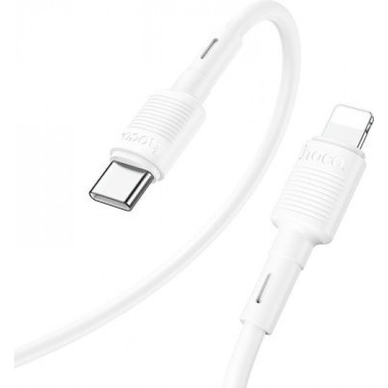 Hoco Victory X83 USB-C to Lightning Cable 20W Λευκό 1m