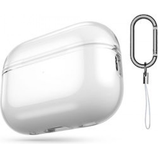 Icon Hook Silicone Case για Keychain Διαφανο for Apple AirPods Pro