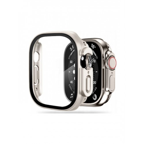 Tech-Protect Defense 360 Πλαστική Θήκη με Τζαμάκι Titanium για το Apple Watch Ultra 49mm