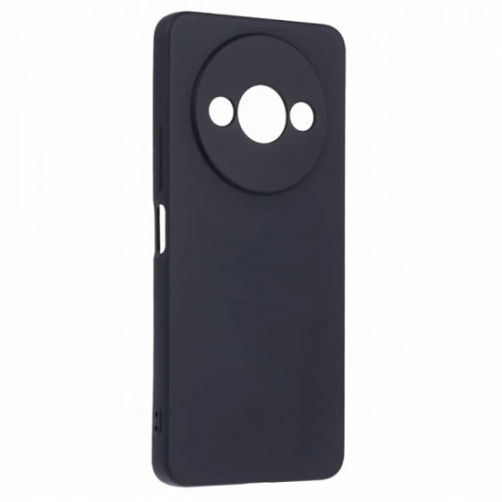 Back Cover Σιλικόνης Μαύρο (Redmi A3)