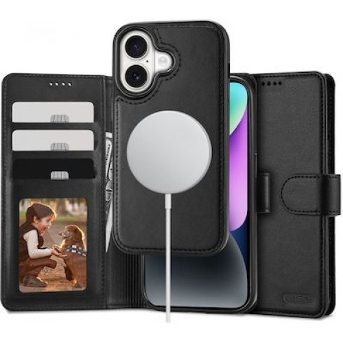 Tech-Protect Wallet Μαύρο (iPhone 16)