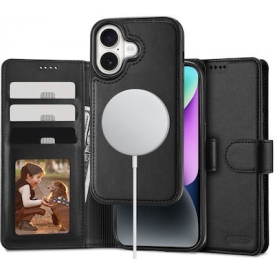 Tech-Protect Wallet Μαύρο (iPhone 16)