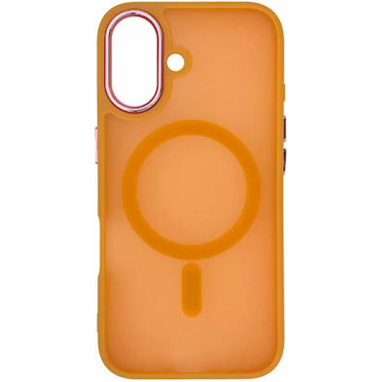 Magnetic Collection Magsafe Case Iphone 16 Orange