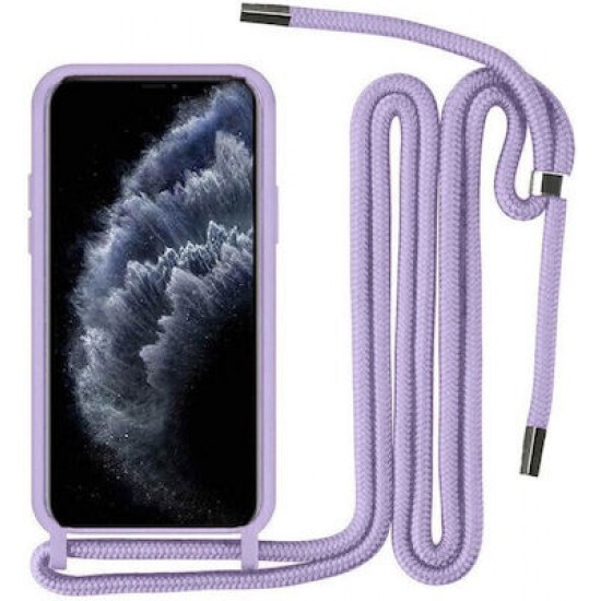 Back Cover Σιλικόνης Λουράκι Μωβ Samsung Galaxy A35 5g