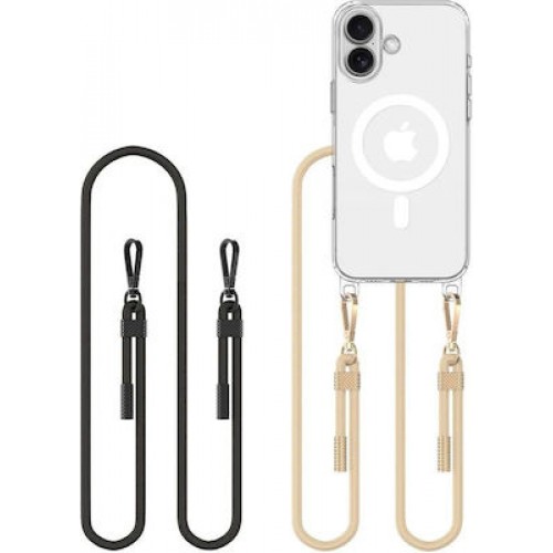Tech-Protect Flexair Chain Back Cover Σιλικόνης / Πλαστικό Μαύρο (iPhone 16) 
