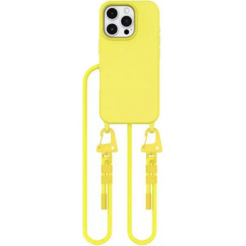 Tech-Protect Magnecklace Back Cover Silicone Yellow (iPhone 16 Pro Max)