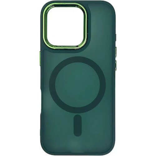Magnetic Collection Magsafe Case Iphone 16 Pro Dark Green