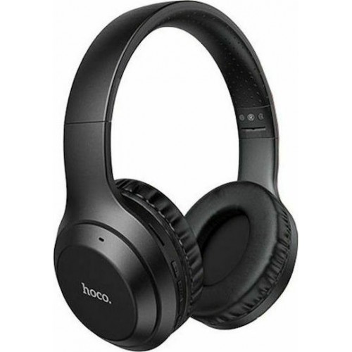Hoco W30 Fun Move Ασύρματα / Ενσύρματα Over Ear Ακουστικά με 8 ώρες Λειτουργίας Μαύρα HOC-W30-BK