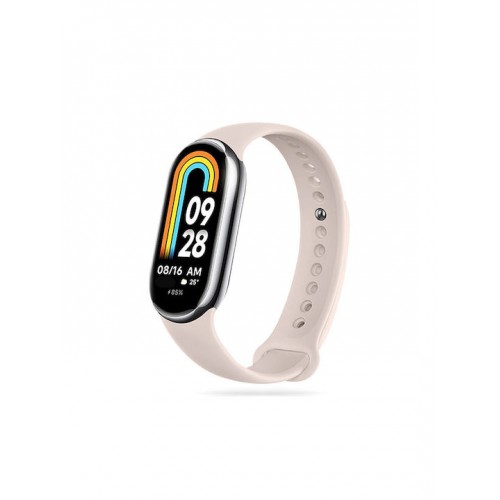 Tech-Protect Iconband Λουράκι Σιλικόνης με Pin Beige (Smart Band 8 / 9)