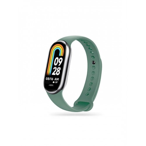 Tech-Protect Iconband Λουράκι Σιλικόνης με Pin Olive (Smart Band 8 / 9)