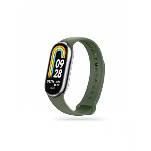 Tech-Protect Iconband Λουράκι Σιλικόνης με Pin Army Green (Smart Band 8 / 9)