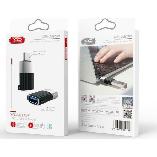 XO Μετατροπέας USB-C male σε USB-A female (NB149-F)