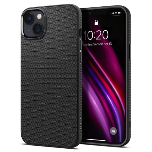 Spigen Liquid Air Back Cover Σιλικόνης Matte Black (iPhone 14 Plus)