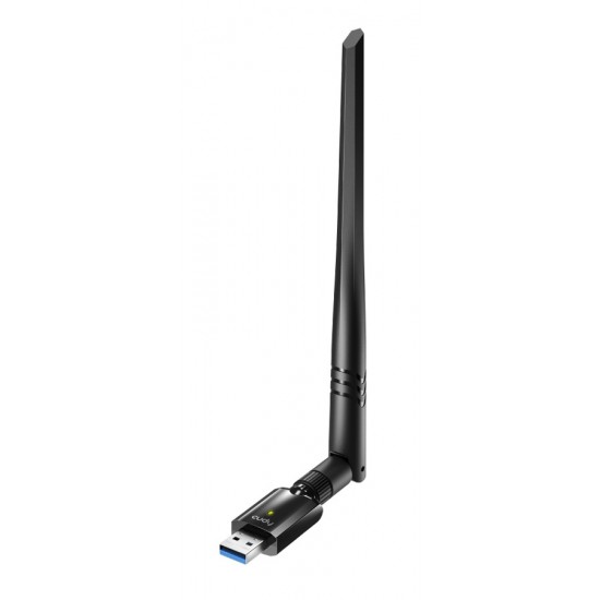 Cudy WU1400 Ασύρματος USB Αντάπτορας Δικτύου με Αποσπώμενη Κεραία 1300Mbps