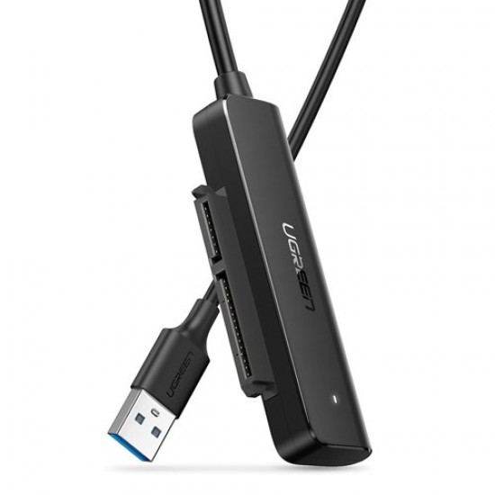 Προσαρμογέας Ugreen 2,5'' SATA III 3.0 HDD SSD - USB 3.2 Gen 1 (SuperSpeed USB 5 Gbps) μαύρο (70609 CM321)