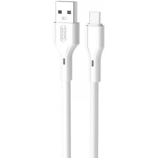 XO NB230C USB 2.0 Cable USB-C male - USB-A Ασπρο 1m (XO-NB230c-BK)