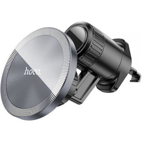 Hoco Βάση Κινητού Αυτοκινήτου Metal με Μαγνήτη Γκρι