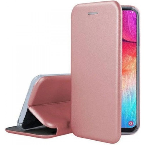 Forcell Elegance Book Ροζ Χρυσό (Samsung A55)
