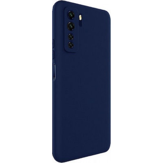 Oem Θήκη Σιλικόνης Matt Για Huawei P40 Lite 5G Σκουρο Μπλε