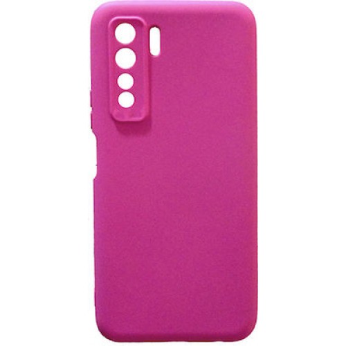 Oem Θήκη Σιλικόνης Matt Για Huawei P40 Lite 5G Φουξια