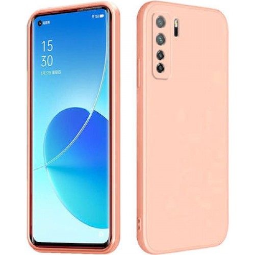 Oem Θήκη Σιλικόνης Matt Για Huawei P40 Lite 5G Ροζ