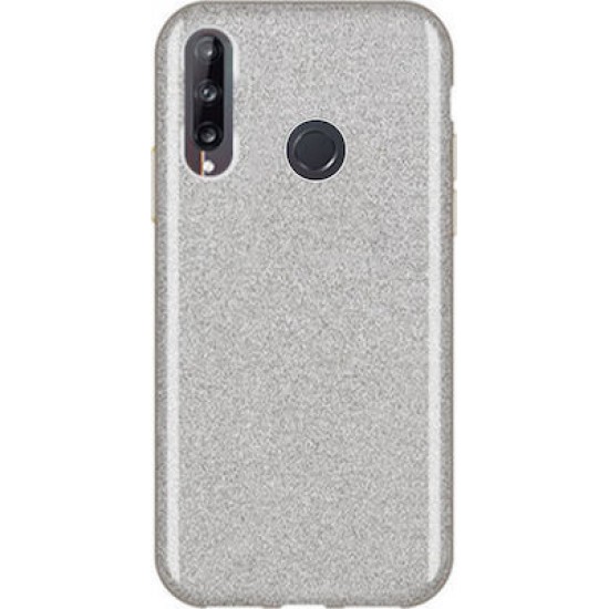 Forcell Shining Back Cover Σιλικόνης Ασημενιο (Huawei P40 Lite E)