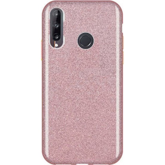 Forcell Shining Back Cover Σιλικόνης Ροζ (Huawei P40 Lite E)