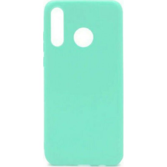 Senso Soft Touch Back Cover Τιρκουαζ (Huawei P40 Lite E)