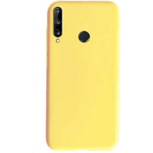 Senso Soft Touch Back Cover Κιτρινο (Huawei P40 Lite E)
