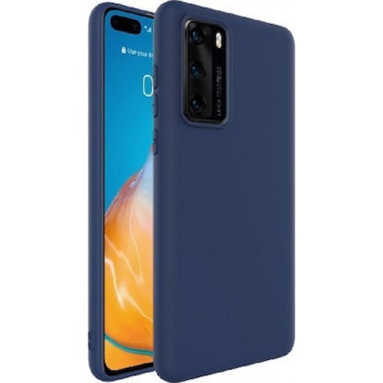 Back Cover Σιλικόνης Μπλε (Huawei P40)