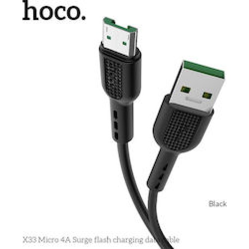 Hoco Regular USB 3.0 to micro USB Cable Μαύρο 1m (X33)