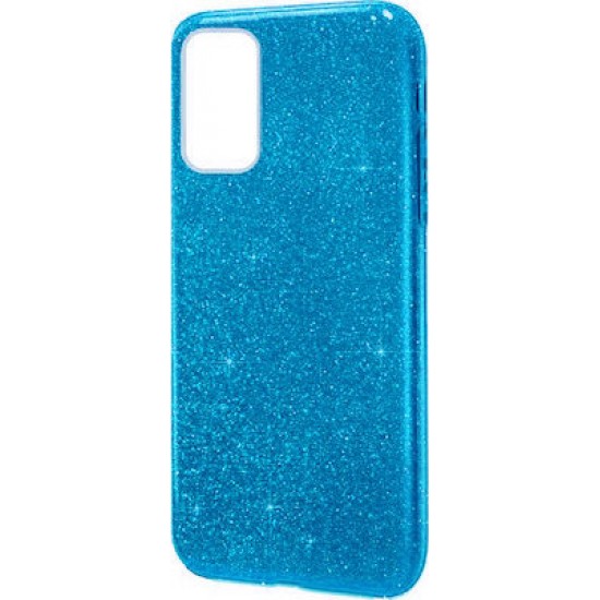 Glitter Case Shining Cover Για Samsung Galaxy A02S Μπλε