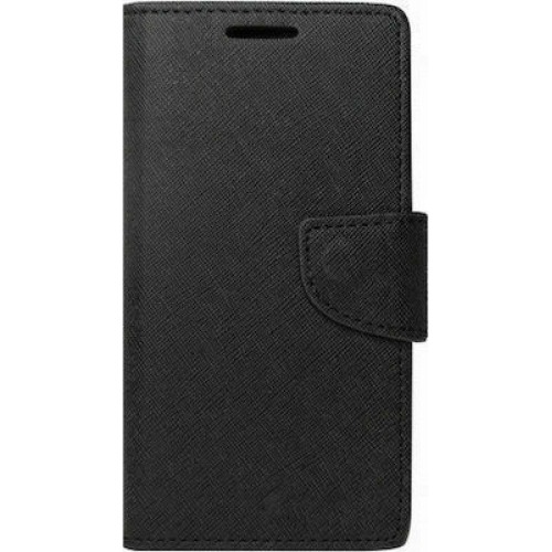 Fancy Wallet Δερματίνης Μαύρο (Galaxy A03)