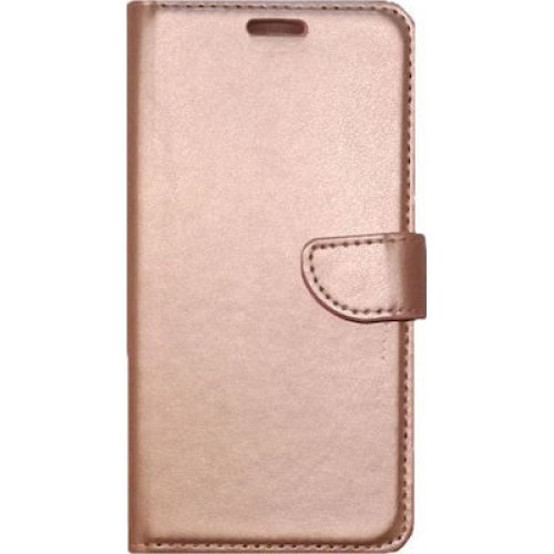 Book Δερματίνης Ροζ Χρυσό (Galaxy A03)