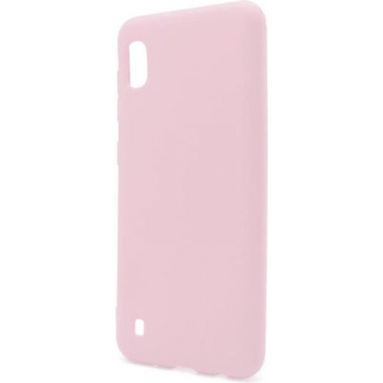 iNOS Back Cover Σιλικόνης Dusty Pink (Galaxy A10)