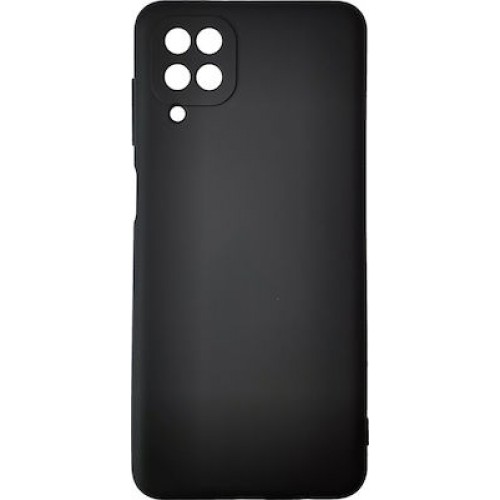 Samsung A12 - Μεταξένια και απαλή θήκη από σιλικόνη TPU πίσω καλύμματος - Μαύρο
